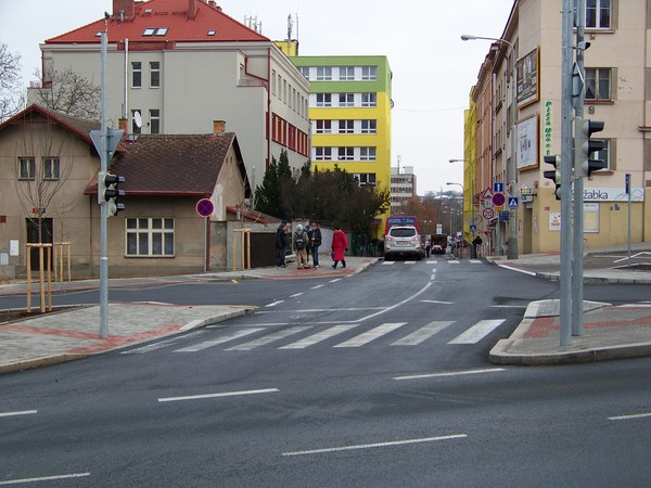 The photo for Cykloobousměrka - ulice Ohradní.