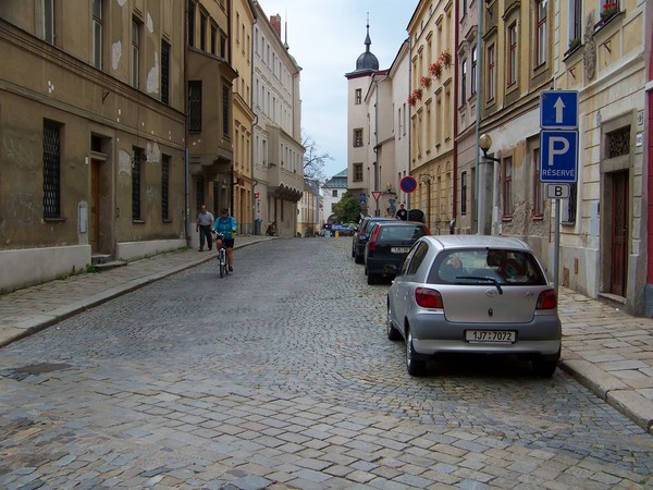 The photo for Cykloobousměrka, U Mincovny, Jihlava.